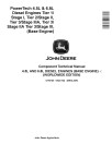 Powertech 4045, 6068 Tier1/Stage I, Tier2/Stage II, Tier3/Stage IIIA, Tier3/Stage IIA Tier3/Stage III Diesel Engines (Base Engine) Component Technical Manual (CTM104)