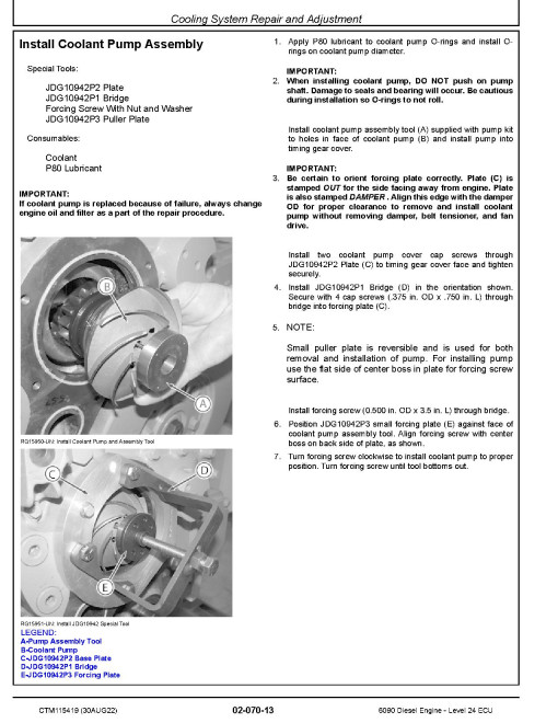 Powertech 6090 Stage II Diesel Engines Level 24 ECU Technical Manual (CTM115419) Powertech 6090 Stage II Diesel Engines Level 24 ECU Technical Manual (CTM115419)