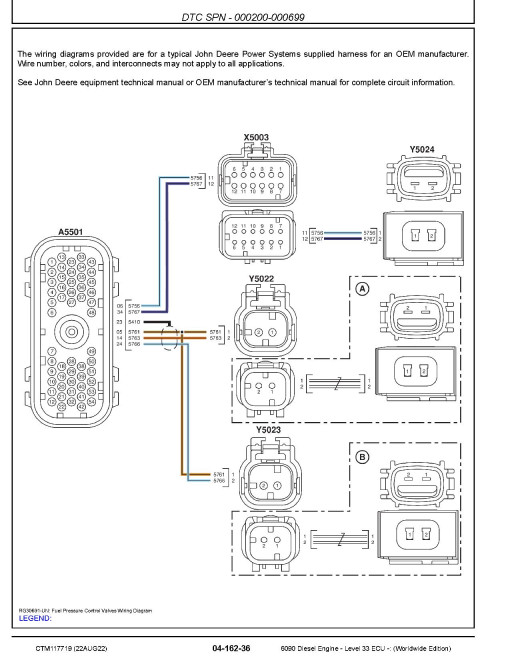 Powertech 6090 FINAL TIER 4/STAGE IV Diesel Engines with Level 33 ECU Technical Manual (CTM117719) Powertech 6090 FINAL TIER 4/STAGE IV Diesel Engines with Level 33 ECU Technical Manual (CTM117719)