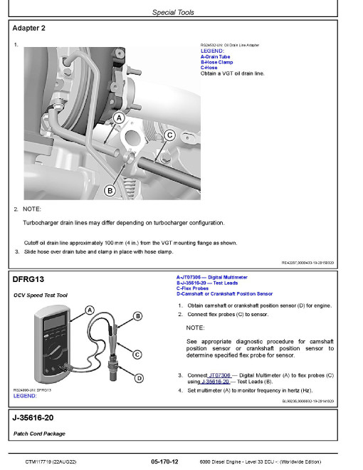 Powertech 6090 FINAL TIER 4/STAGE IV Diesel Engines with Level 33 ECU Technical Manual (CTM117719) Powertech 6090 FINAL TIER 4/STAGE IV Diesel Engines with Level 33 ECU Technical Manual (CTM117719)