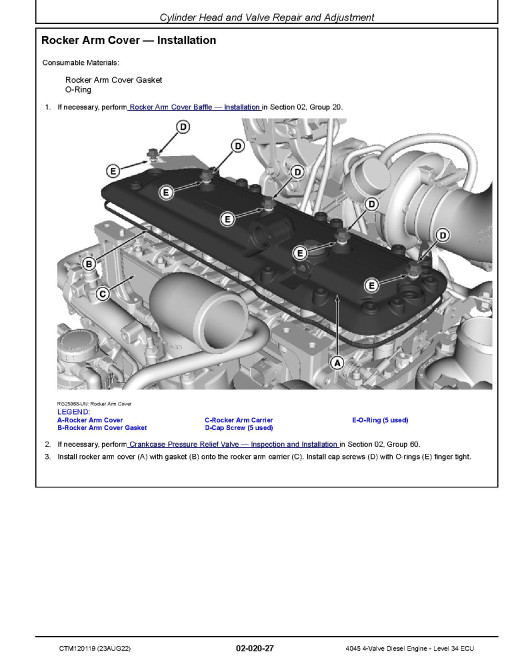 Powertech 4045 4-Valve FT4/S4 Diesel Engines Level 34 ECU Technical Manual (CTM120119) Powertech 4045 4-Valve FT4/S4 Diesel Engines Level 34 ECU Technical Manual (CTM120119)