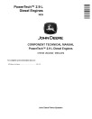 Powertech 3029 Diesel Engines Technical Manual (CTM125)