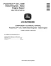 Powertech 6090 Tier 3 / Stage IIIA Diesel Engines Base Engine Technical Manual (CTM400)