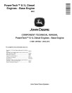 Powertech 6081 8.1L Diesel Engines - Base Engine Component Technical Manual (CTM86)