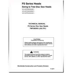 FS20, FS22 and FS24 Felling Heads Technical Manual (TMF382053)
