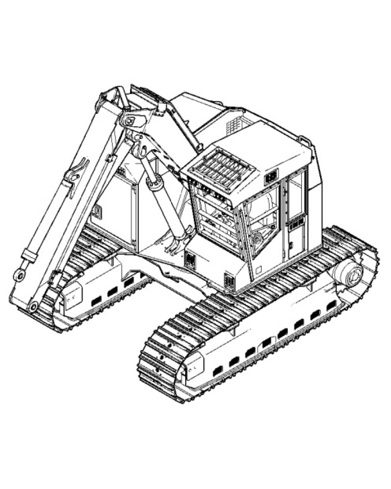 Timberjack 608B (PIN: WC608BX005014-) Tracked Feller Bunchers Operation and Test Manual (TMF387519)