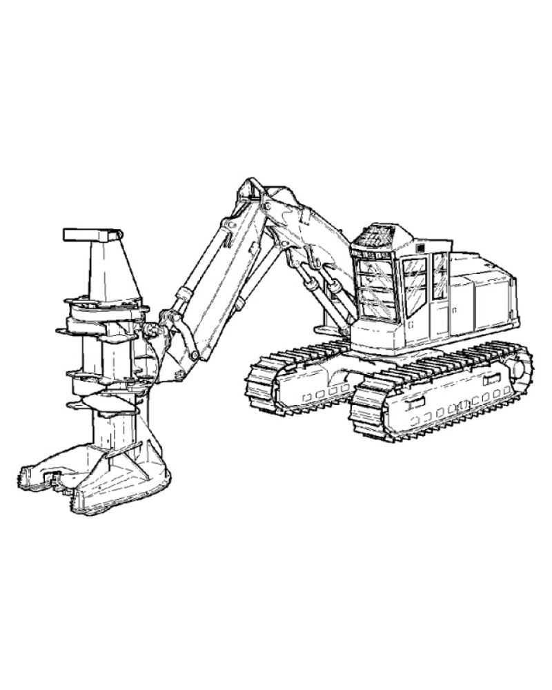 Timberjack 850 and 950 (SN: 10BA1272-) Tracked Feller Bunchers Technical Manual (TMF435673)