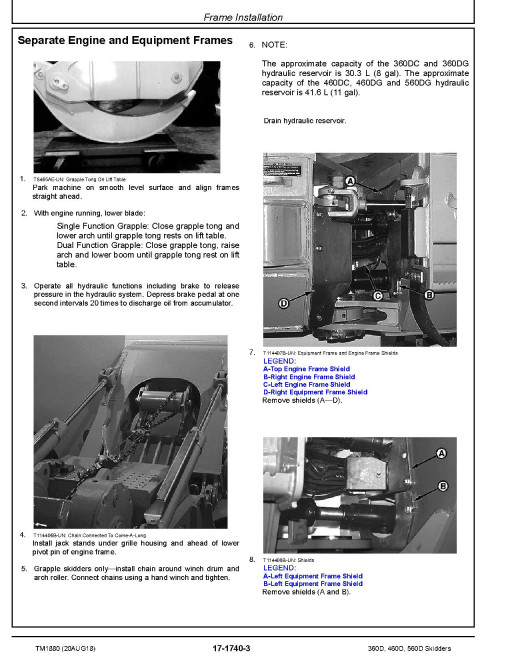Timberjack 360D, 460D, 560D Skidders, 360D, 460D and 560D Grapple Skidders Repair Manual (TM1880) Timberjack 360D, 460D, 560D Skidders, 360D, 460D and 560D Grapple Skidders Repair Manual (TM1880)