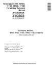 Timberjack 1010D, 1110D, 1410D, 1710D and 810D Wheeled Forwarders Technical Manual (TM2123)