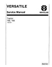 Versatile 150 and 160 4WD Articulated Tractors Service Manual (40015011)