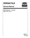 Versatile Bidirectional 256, 276 and 276 II Tractors Service Manual (40025631)