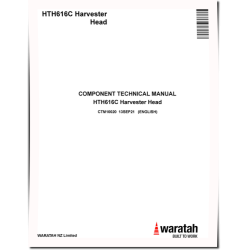 HTH616C Harvester Heads Component Technical Manual (CTM10020)
