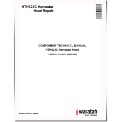 HTH623C Harvester Heads Component Technical Manual (CTM10021)