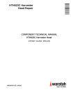 Waratah HTH623C Harvester Heads Component Technical Manual (CTM10021)
