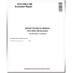 XCG 330LC-8B Crawler Excavators Repair Manual (TM11586)