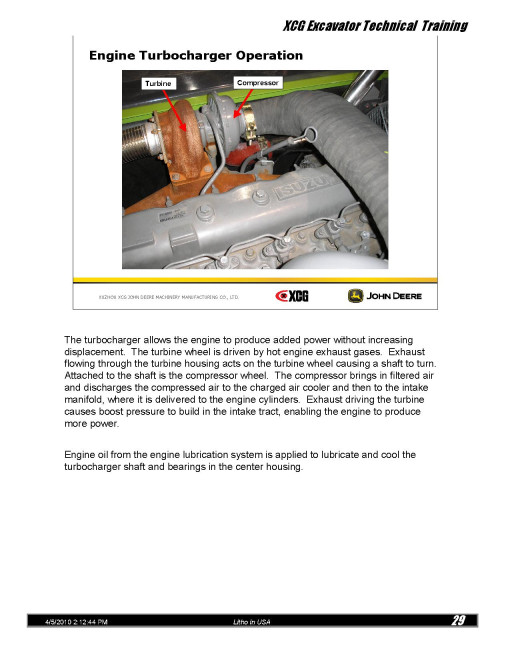 XCG 210LC-8B, 240LC-8B and 330LC-8B Crawler Excavators Training Manual (DGTC344) XCG 210LC-8B, 240LC-8B and 330LC-8B Crawler Excavators Training Manual (DGTC344)