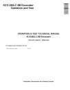XCG 240LC-8B Crawler Excavators Operation and Test Manual (TM11478)
