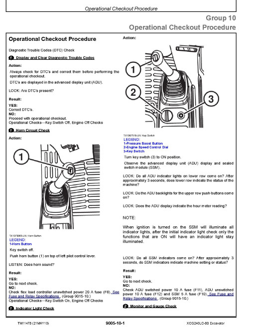 XCG 240LC-8B Crawler Excavators Operation and Test Manual (TM11478) XCG 240LC-8B Crawler Excavators Operation and Test Manual (TM11478)
