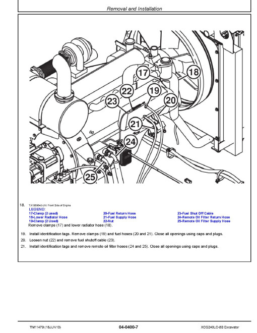 XCG 240LC-8B Crawler Excavators Repair Manual (TM11479) XCG 240LC-8B Crawler Excavators Repair Manual (TM11479)