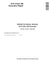XCG 210LC-8B Crawler Excavators Repair Manual (TM11584)