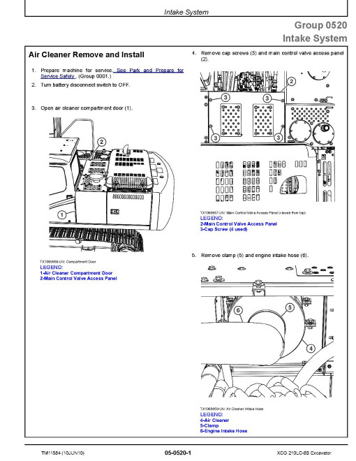 XCG 210LC-8B Crawler Excavators Repair Manual (TM11584) XCG 210LC-8B Crawler Excavators Repair Manual (TM11584)