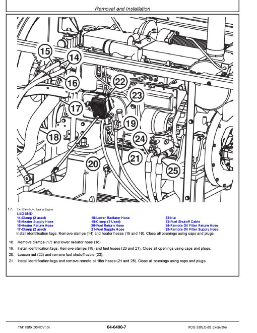 XCG 330LC-8B Crawler Excavators Repair Manual (TM11586) XCG 330LC-8B Crawler Excavators Repair Manual (TM11586)