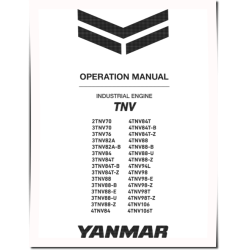 2TNV70,3TNV70,3TNV76,3TNV82A,3TNV84,3TNV88,4TNV106,4TNV84,4TNV88,4TNV94L,4TNV98 Diesel Engines Operators Manual (0ATNV-EN0019)