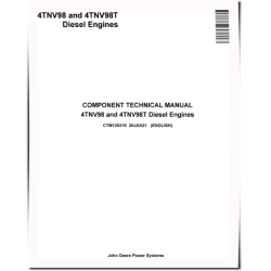 4TNV98 and 4TNV98T (iT4/Stage IIIB) Diesel Engines Engine Technical Manual (CTM130319)