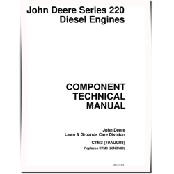 3TN66, 3TN75, 3TN78, 3TN82, 3TN84, 3TNA72, 3TNA82, 3TNC78, 4TN100, 4TN78T, 4TN82,4TN84(T) Diesel Engine Technical Manual (CTM3)
