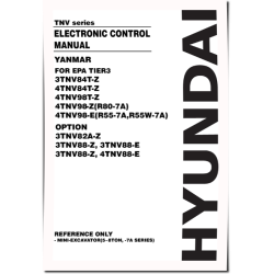 3TNV82A-Z,3TNV84T-Z,3TNV88-E,3TNV88-Z,4TNV84T-Z,4TNV88-E,4TNV98-E/Z,4TNV98T-Z Diesel Engine Electronic Control Technical Manual
