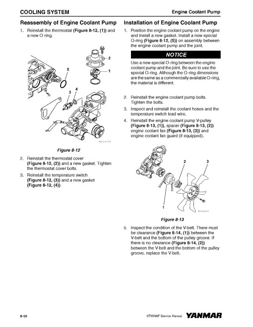 Yanmar 3TNV88F Diesel Engines Service Manual (0BTN4-G00400) Yanmar 3TNV88F Diesel Engines Service Manual (0BTN4-G00400)