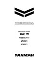 Yanmar 4TN101, 4TN107 and 4TNV94FHT Diesel Engines Troubleshooting Manual (0DTN4-EN0702)