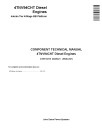 Yanmar 4TNV94CHT Interim Tier 4/Stage III B Diesel Engines Engine Technical Manual (CTM116319)