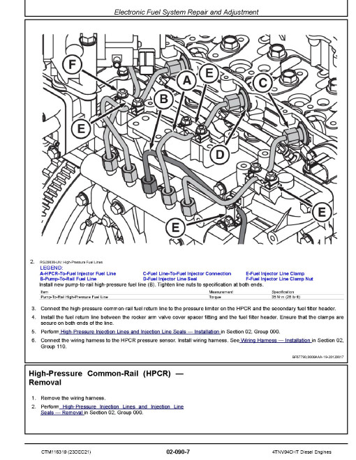 Yanmar 4TNV94CHT Interim Tier 4/Stage III B Diesel Engines Engine Technical Manual (CTM116319) Yanmar 4TNV94CHT Interim Tier 4/Stage III B Diesel Engines Engine Technical Manual (CTM116319)