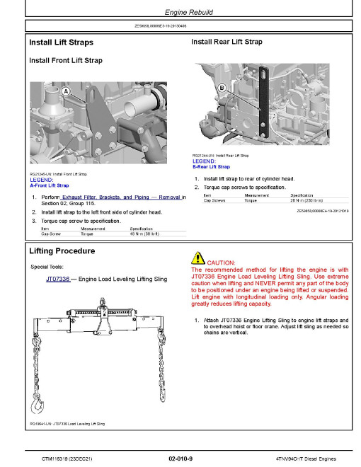 Yanmar 4TNV94CHT Interim Tier 4/Stage III B Diesel Engines Engine Technical Manual (CTM116319) Yanmar 4TNV94CHT Interim Tier 4/Stage III B Diesel Engines Engine Technical Manual (CTM116319)