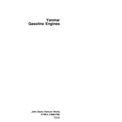 3TG66 and 3TG72 Gasoline Engines Component Technical Manual (CTM12)