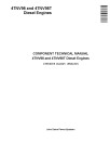 Yanmar 4TNV98 and 4TNV98T (iT4/Stage IIIB) Diesel Engines Engine Technical Manual (CTM130319)