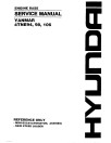 Yanmar 4TNE106, 4TNE106T, 4TNE94 and 4TNE98 Diesel Engines (Base Engine) Service Manual (HINSHI-H8013-R1)